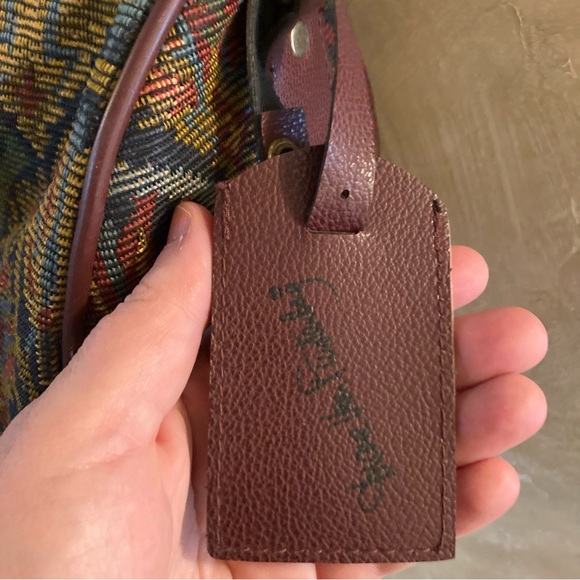 Diane Von Furstenburg Vintage Tapestry Travel Bag - Picture 6 of 7